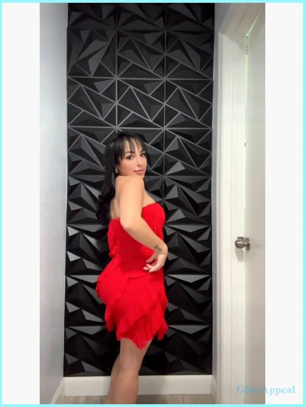 Sexy Strapless Tube Top Bodycon Sleeveless Ruffle Mini Party Dress